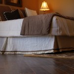 Luxury Bedroom with Hardwood Flooring