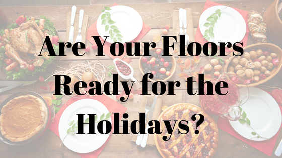 Purchase new flooring before the holidays